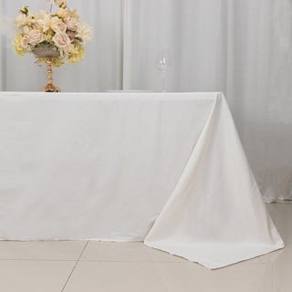 Create Unforgettable Memories with the White Rectangle Tablecloth