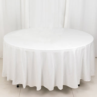 Elegant White Round Tablecloth for a Perfect Event Decor