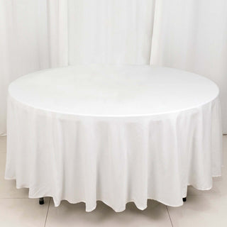 Elegant White Round Tablecloth for a Perfect Event Decor Elegant White Round Tablecloth for a Perfect Event Decor