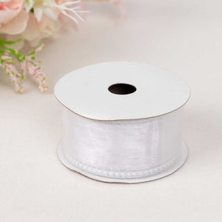 Create Unforgettable Event Decor with White Sheer Organza Wired Edge Ribbon Create Unforgettable Event Decor with White Sheer Organza Wired Edge Ribbon