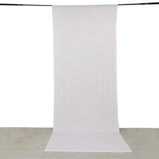 <strong>Luxurious White Spandex Drapery Panels</strong> <strong>Luxurious White Spandex Drapery Panels</strong>
