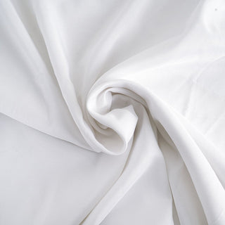 Create an Elegant Ambiance with the 90x90 White Seamless Square Polyester Tablecloth
