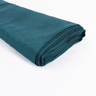 Enhance Your Event with the Stunning Peacock Teal Polyester Fabric Bolt