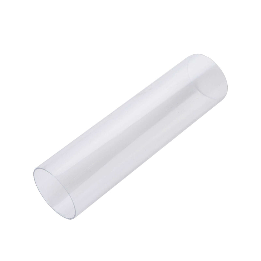 Clear plastic tube for storage and organization #whtbkgd