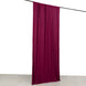 Burgundy 4-Way Stretch Spandex Photography Backdrop Curtain with Rod Pockets, Drapery Panel