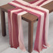 20-Pack 9ft Sheer Table Runners – Mauve/Blush Shimmer Sheer Drapes