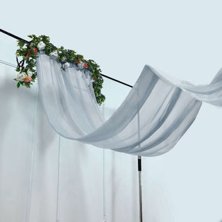 Create an Ethereal Atmosphere with the Dusty Blue Chiffon Curtain Panel Create an Ethereal Atmosphere with the Dusty Blue Chiffon Curtain Panel