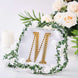 6 inch Gold Decorative Rhinestone Alphabet Letter Stickers DIY Crafts - M