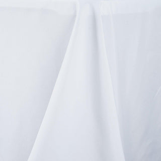 Create Unforgettable Memories with Our White Seamless Premium Polyester Tablecloth Create Unforgettable Memories with Our White Seamless Premium Polyester Tablecloth