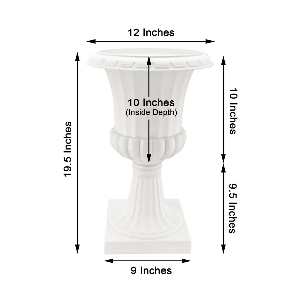 plastic urn planter 20