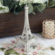 10inch Silver Metal Eiffel Tower Table Centerpiece, Decorative Cake Topper