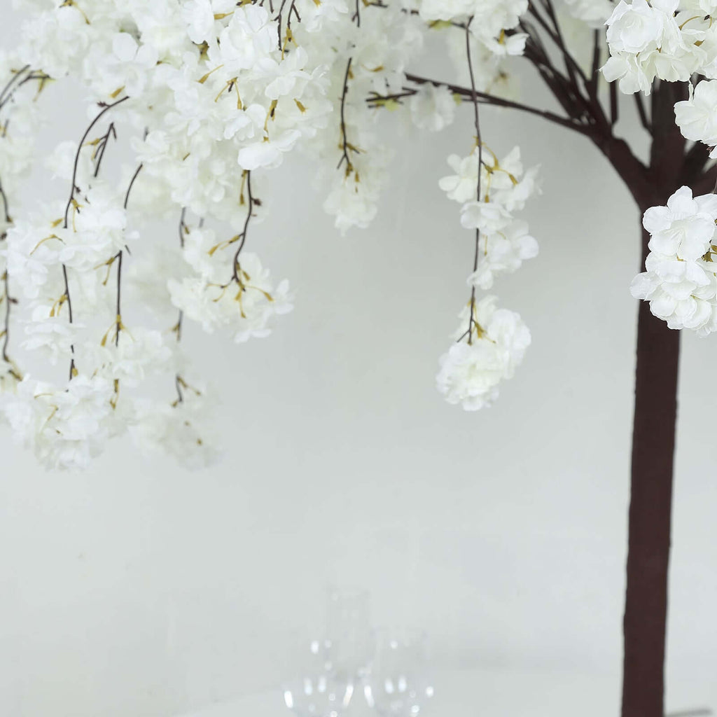 White Artificial Cherry Blossom Tree