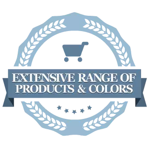 Extensive Range of Products & Colors