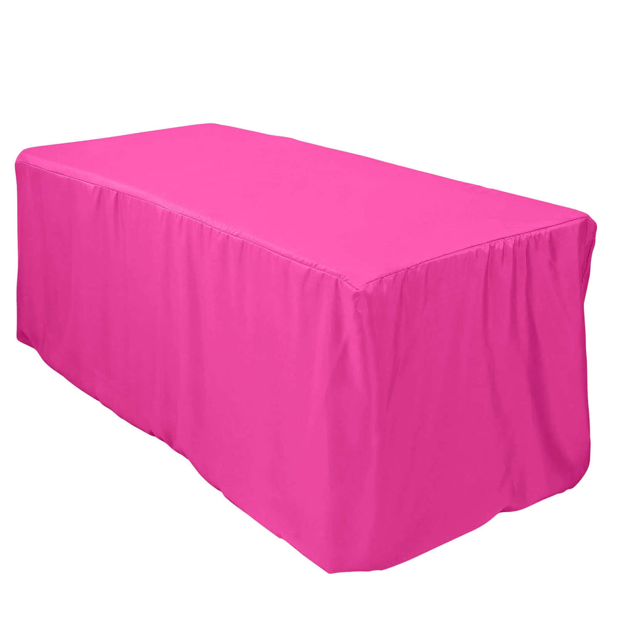 Pink table cover for events and parties