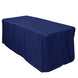 6FT Fitted NAVY BLUE Wholesale Polyester Table Cover Wedding Banquet Event Tablecloth