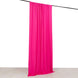 Fuchsia 4-Way Stretch Spandex Photography Backdrop Curtain with Rod Pockets, Drapery Panel