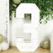 Giant LED Marquee Light Up Number "3", White 4ft Pre-Cut Foam Board with 10 Warm White Battery Operated LEDs, Glue Gun and Sticks