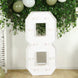 Giant LED Marquee Light Up Number "8", White 4ft Pre-Cut Foam Board with 10 Warm White Battery Operated LEDs, Glue Gun and Sticks