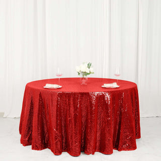 Elevate Your Event Decor with a Stunning Red Sequin Tablecloth Elevate Your Event Decor with a Stunning Red Sequin Tablecloth