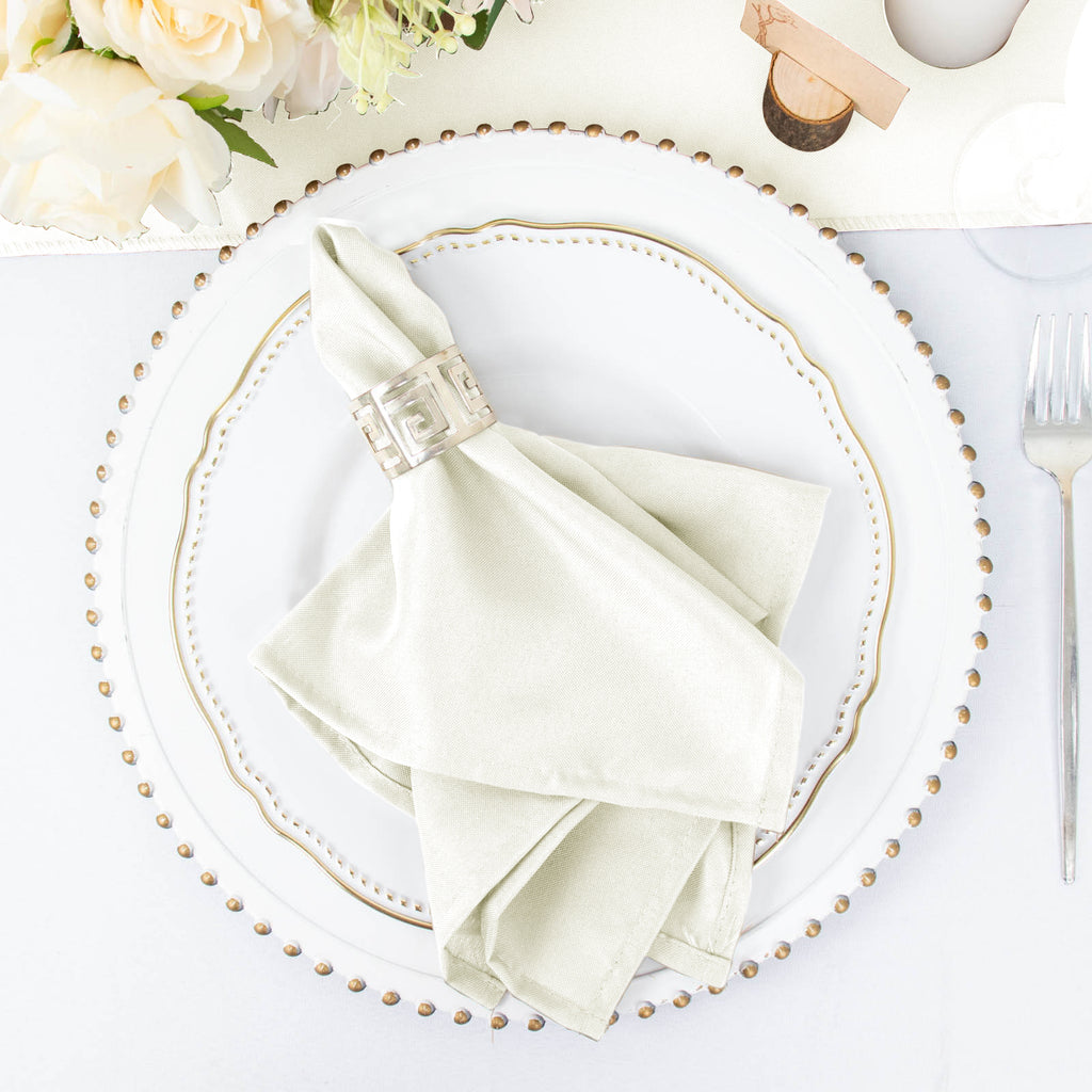 Ivory Napkins, Wedding Napkins Cloth, Washed Linen Dinner Napkins, Organic Linen  Napkin -  Denmark
