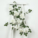 2-Pack Ivory Artificial Hydrangea Garland 5.5ft – Artificial Silk Floral Vine