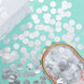 18G Bag | Silver Round Foil Metallic Table Confetti Dots, Balloon Confetti Decor