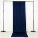 Navy Blue 4-Way Stretch Spandex Backdrop Curtain with Rod Pockets