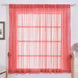 Pack of 2 | 52"x64” Coral Sequin Curtains With Rod Pocket Window Treatment Panels