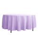 108" Lavender Lilac Polyester Round Tablecloth