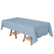 60"x102" Dusty Blue Polyester Rectangular Tablecloth
