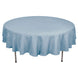 90" Dusty Blue Polyester Round Tablecloth