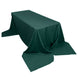 90"x156" Hunter Emerald Green Polyester Rectangular Tablecloth