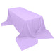 90inch x 156inch Lavender Lilac Polyester Rectangular Tablecloth