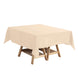 Nude Polyester Square Tablecloth 54"x54"