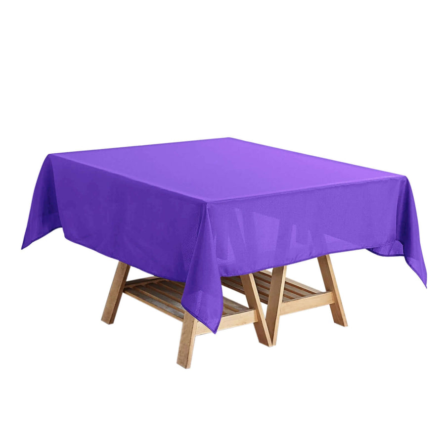 Purple Polyester Square Tablecloth 54"x54"