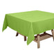 Apple Green Polyester Square Tablecloth 70"x70"