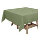 Dusty Sage Green Polyester Square Tablecloth 70"x70"