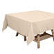 Nude Polyester Square Tablecloth 70"x70"