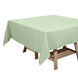 Sage Green Polyester Square Tablecloth 70"x70"