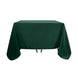 Hunter Emerald Green Polyester Square Tablecloth 90x90 Inch