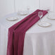6 FT | Burgundy Premium Chiffon Table Runner