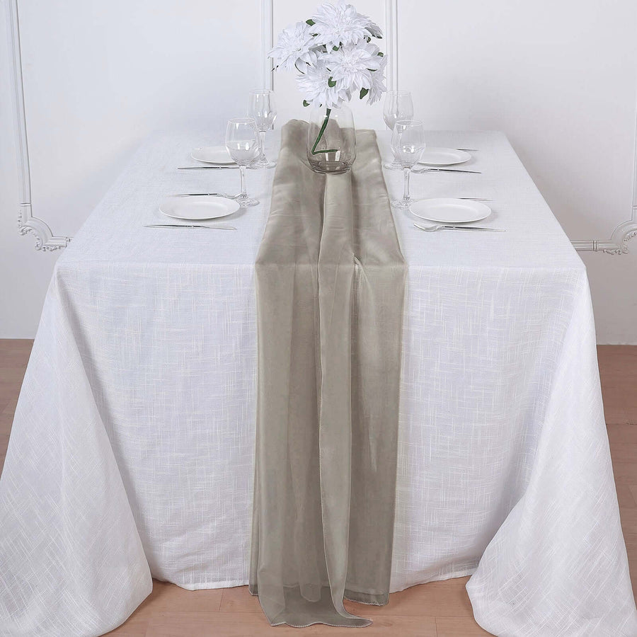 6FT Premium Chiffon Table Runner