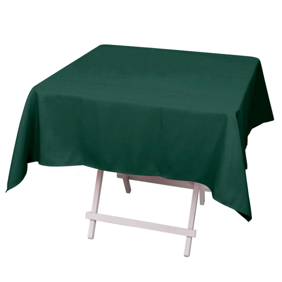 54"x54" Hunter Emerald Green Premium Polyester Square Tablecloth - 220GSM