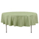 90" Dusty Sage Green Premium Polyester Round Tablecloth - 220GSM