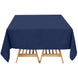 70"x70" Navy Blue Premium Polyester Square Tablecloth - 220GSM