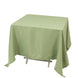 70"x70" Sage Green Premium Polyester Square Tablecloth - 220GSM