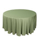120inch Dusty Sage Green Premium Scuba Wrinkle Free Round Tablecloth