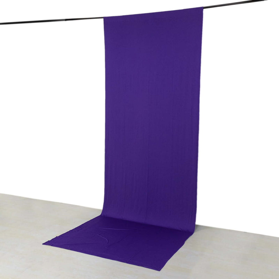 Purple fabric backdrop for photography or events