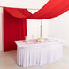 Red 4-Way Stretch Spandex Photography Backdrop Curtain with Rod Pockets, Drapery Panel - 5ftx18ft