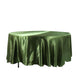108" Satin Round Tablecloth Olive Green